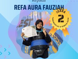 Juara 2 Silat Tanding Kelas B Remaja Putri West Java 2023